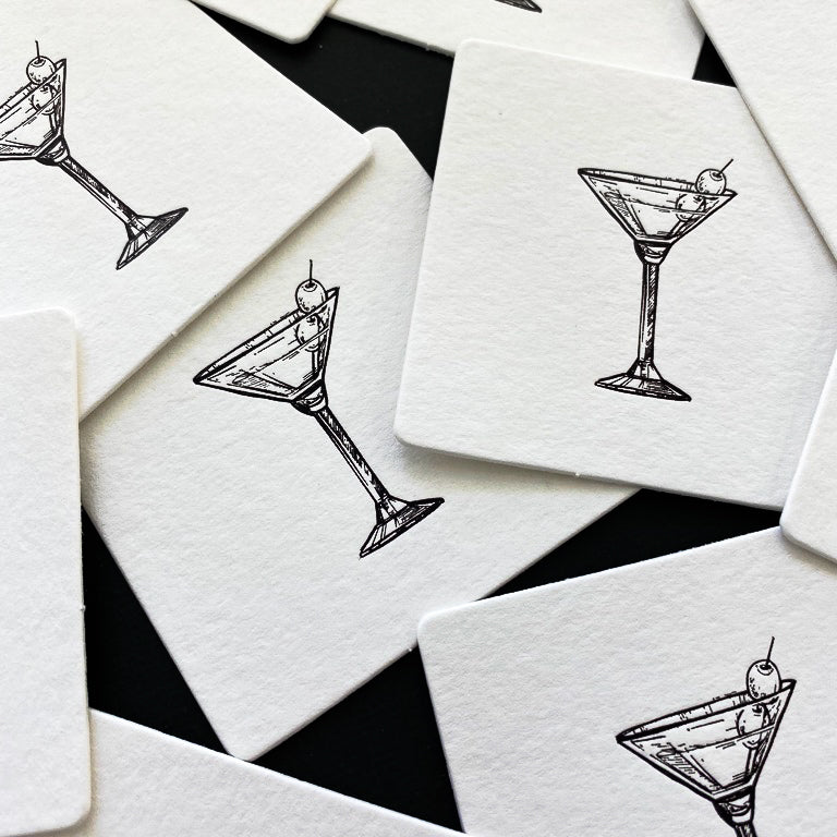 Martini Coasters